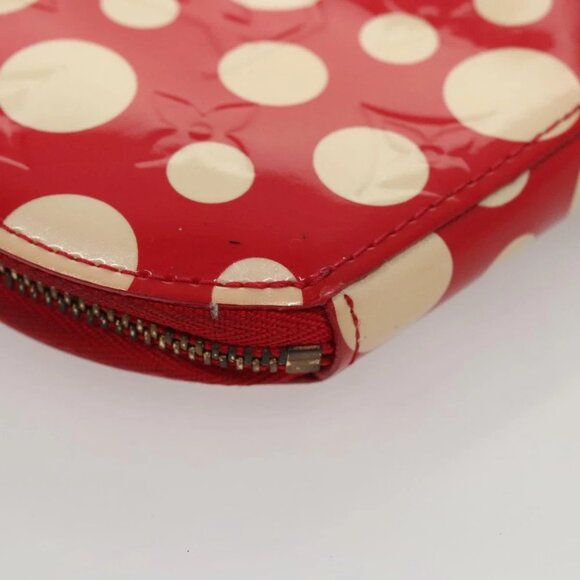 LOUIS VUITTON Vernis Dot Infinity Porte Monnaie Chapeau M91570 LV Auth BA1203 - Picture 8 of 16